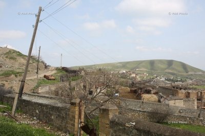 Агдере и прилегающие села после ударов азербайджанской армии (фото)