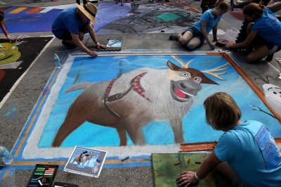 Фестиваль уличного рисунка «Lake Worth Street Painting Festival»