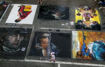 Фестиваль уличного рисунка «Lake Worth Street Painting Festival»