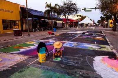 Фестиваль уличного рисунка «Lake Worth Street Painting Festival»