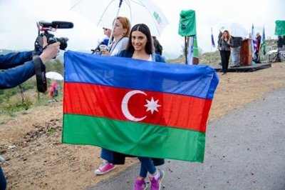 Семра Рагимли посадила дерево в Израиле (фото, видео)