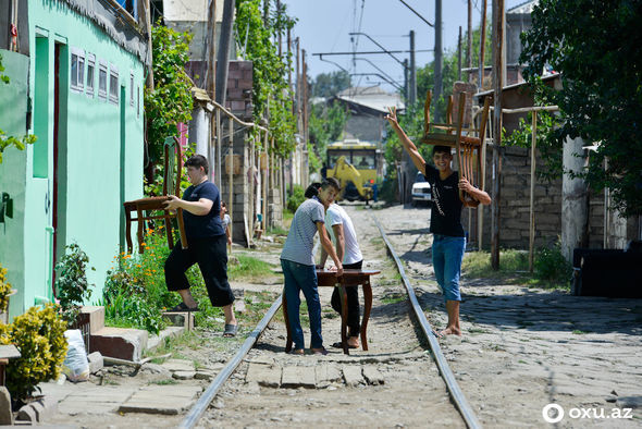 «Шанхай»: старое лицо нового Баку - ФОТОРЕПОРТАЖ