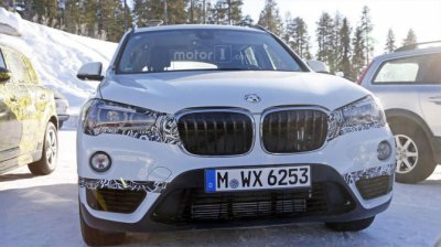 Шпионские снимки гибридного BMW X1 (фото)