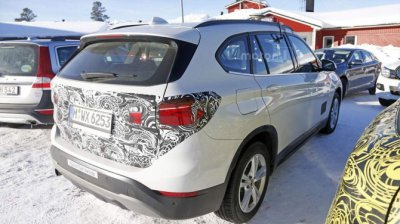 Шпионские снимки гибридного BMW X1 (фото)