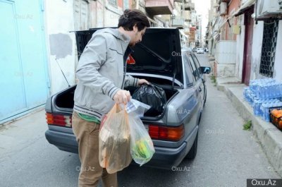 В Баку собирают помощь для солдат – ФОТО